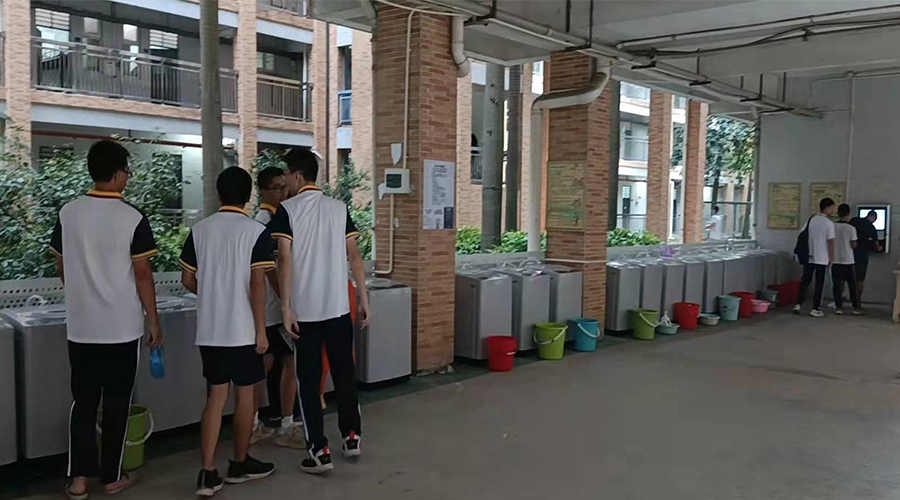 好評(píng)續(xù)單！江門(mén)一中學(xué)校持續(xù)追加共享洗衣機(jī)！