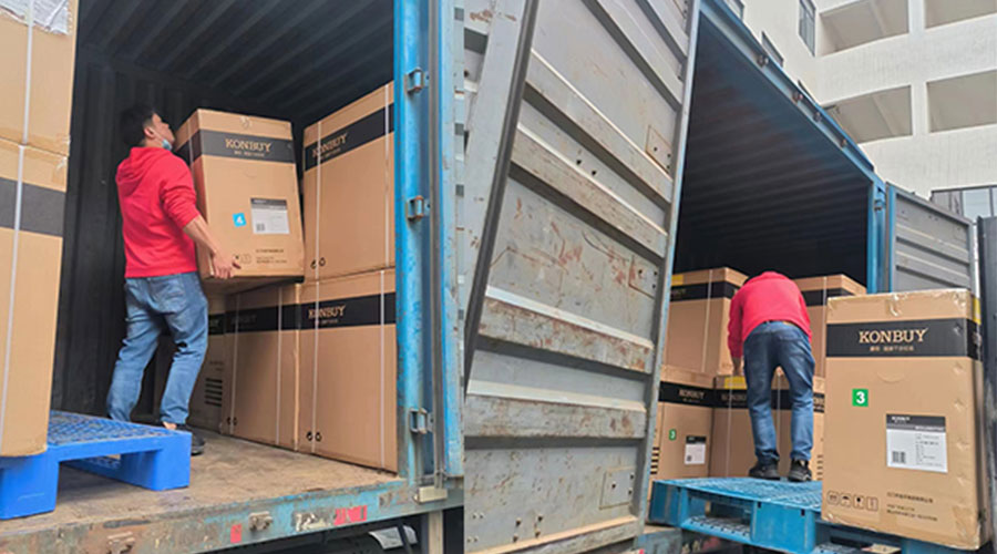 整裝待發！客戶50臺衣物烘干機裝柜完畢